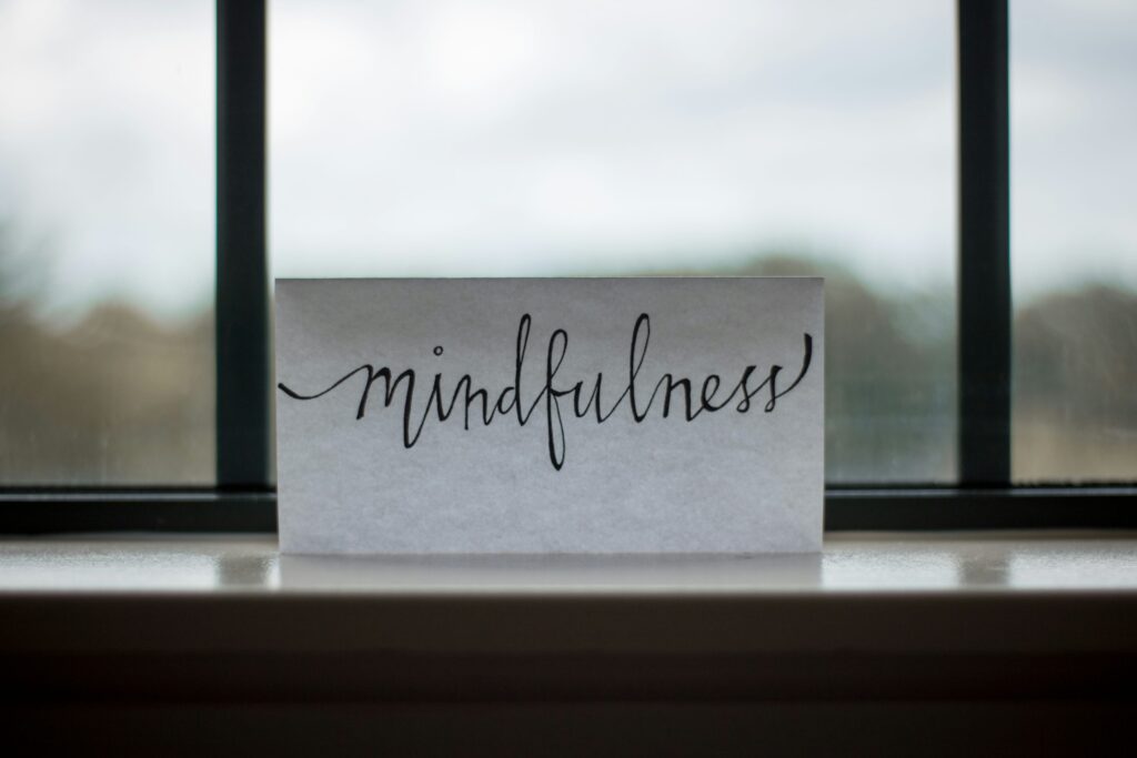 Evoking calm: Practicing mindfulness in daily life helps